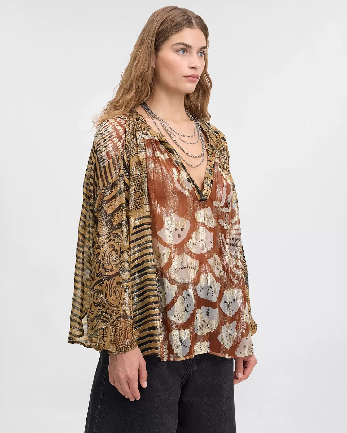 Mes Demoiselles Paris Shirts & Tops^blouse Layla Caramelprint