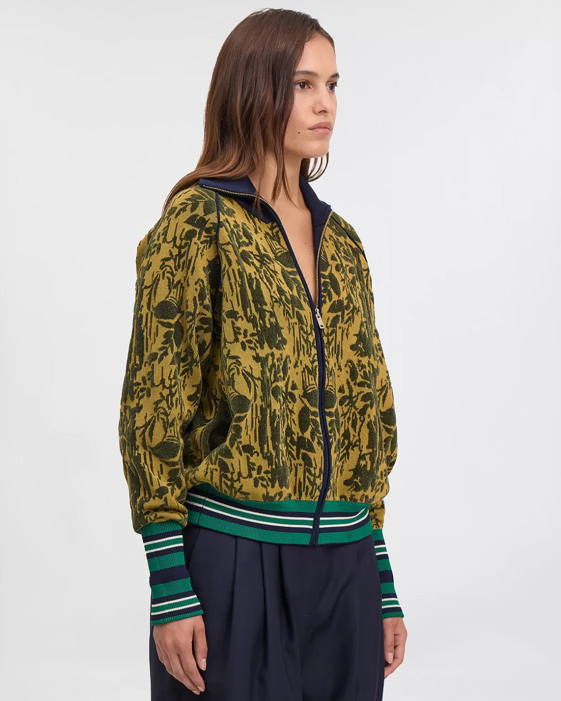 jacket_banaj_2.webp Mes Demoiselles Paris Sweaters & Cardigans^jacket Banaj Kaki