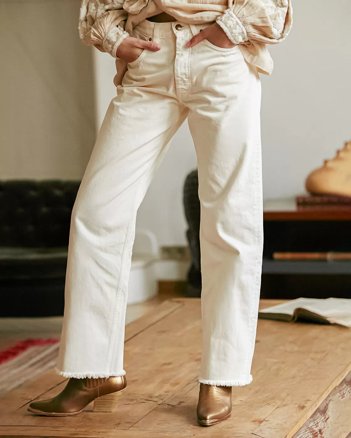 Mes Demoiselles Paris Jeans^jeans Mustang Ecru