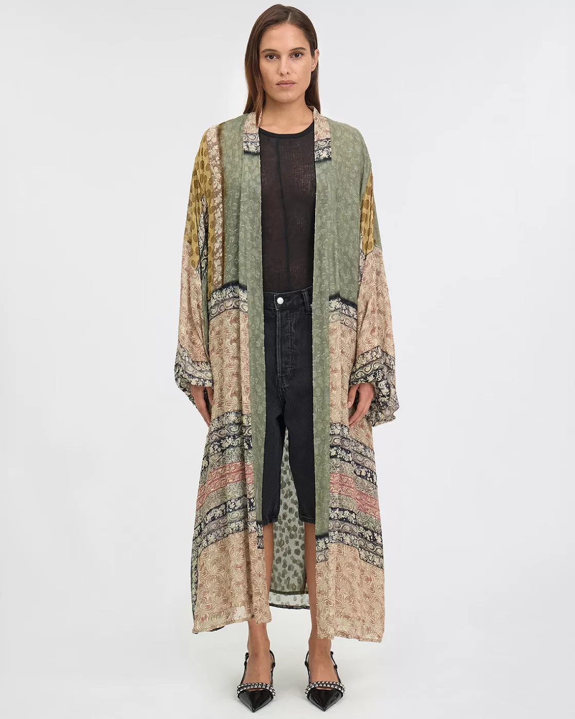 Mes Demoiselles Paris Kimonos & Ponchos^kimono Sacra Patchprint